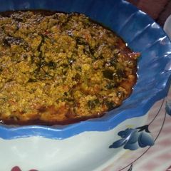 A picture of Egusi soup.