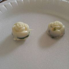 A picture of Chocolates with ganache filling.