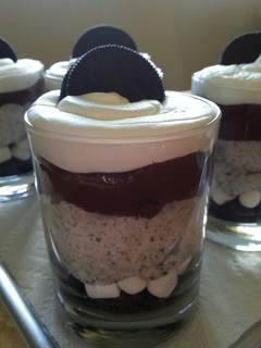 A picture of " OVER THE TOP CHOCOLATE CHEESECAKE OREO PARFAITS ".