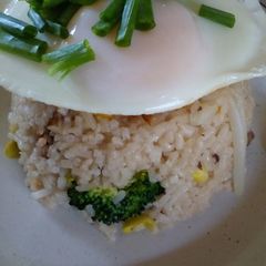 A picture of Healthy vegetable Beef and Rice.