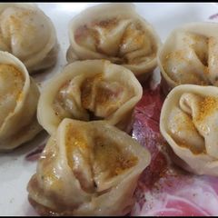 A picture of Vegetable Momos.