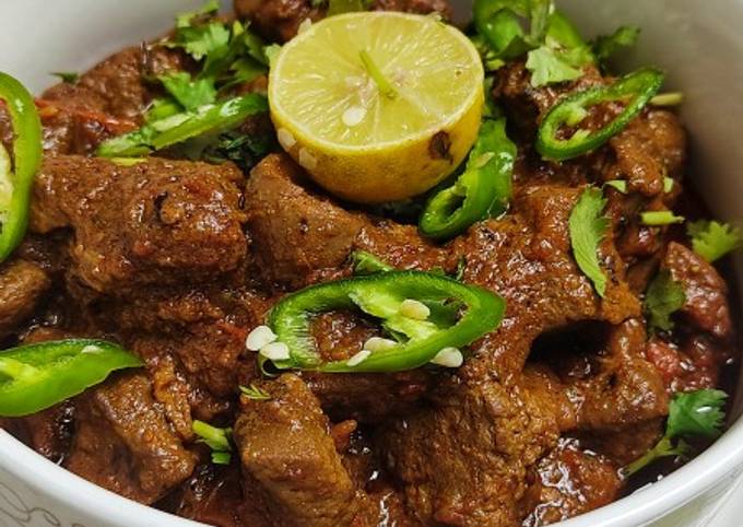 Mutton Kalaiji Recipe by Areeba Masroor - Cookpad