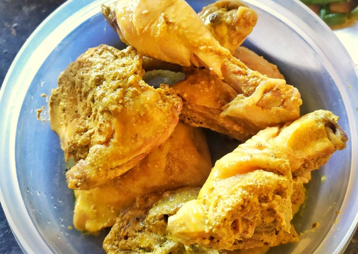 Ayam ungkep siap goreng