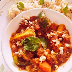 A picture of Kadhai Paneer.