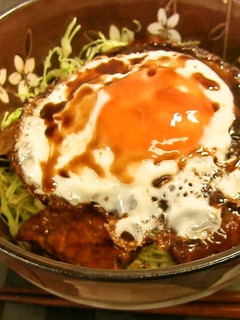 A picture of Pork and Egg Rice Bowl.