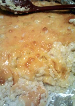 A picture of Cheddar Chicken Casserole.