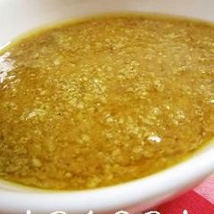 A picture of Super Delicious Sesame Miso Garlic Sauce.