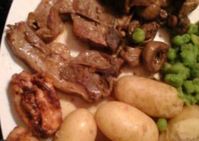 Simple Way to Prepare Speedy My Lamb Chops Lemon and Rosemary Bake ☺