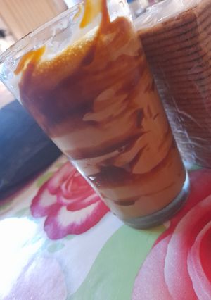 Una foto de Frapuchino casero