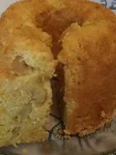 Una foto de Budín de manzana y naranja