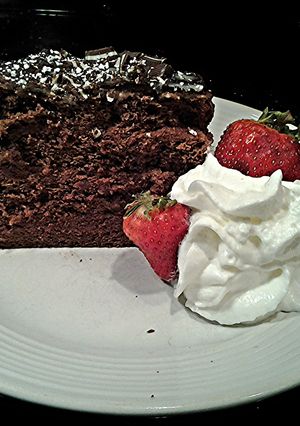 A picture of Double Chocolate Mint Torte.