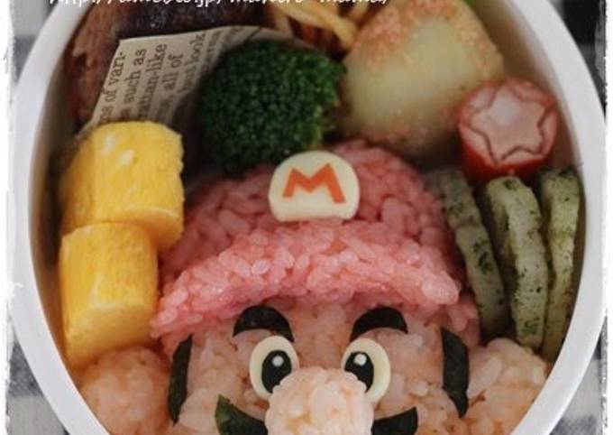 How to Make Perfect For Charaben (Decorative Bentos) - Super Mario
