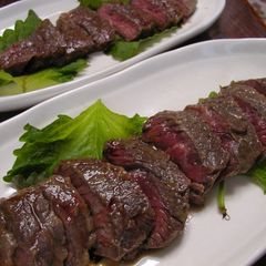 A picture of Australian Beef Steak with Sansho Pepper and Miso.