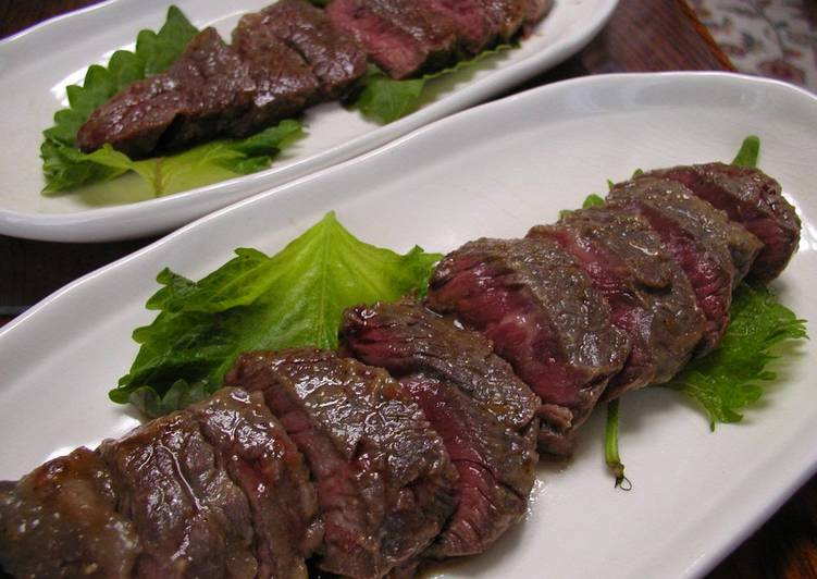 Step-by-Step Guide to Prepare Speedy Australian Beef Steak with Sansho Pepper and Miso