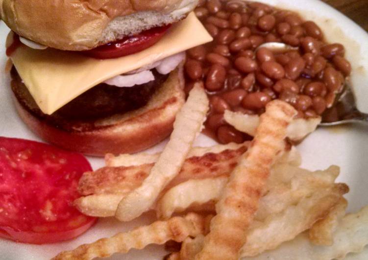 Easiest Way to Prepare Homemade Tasty cheeseburger