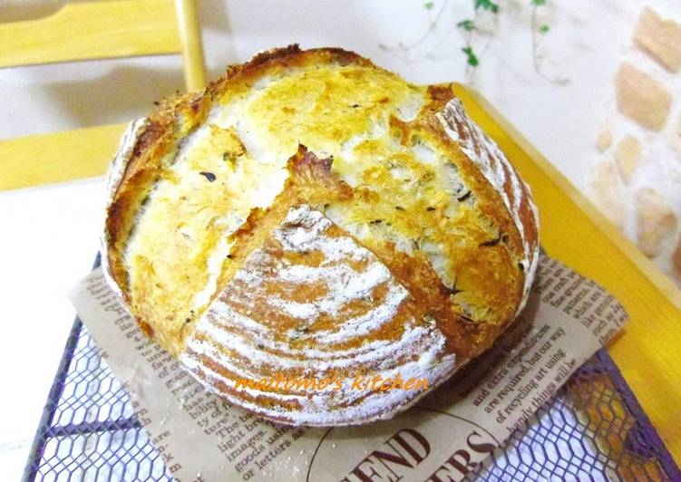 Hijiki Seaweed Pain de Campagne Using a Bread Machine