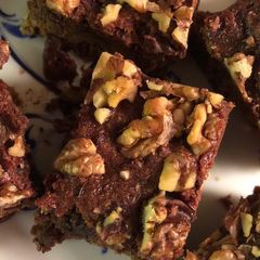 A picture of Cacao brownies - vegan.