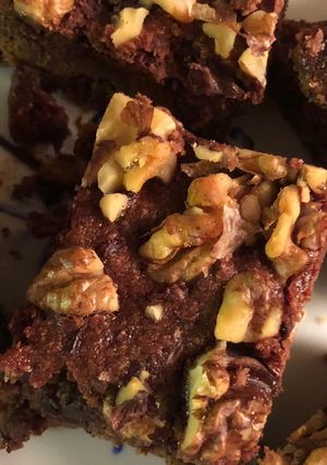 A picture of Cacao brownies - vegan.
