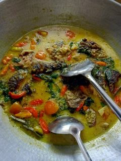 Foto resep Patin kuah santan kuning kemangi