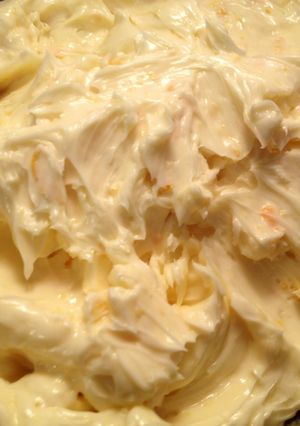 A picture of Whipped Orange Honey Butter.