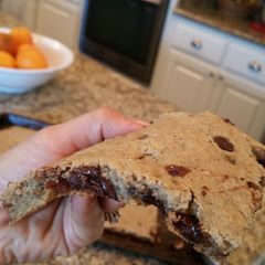 A picture of Gluten free banana sheet cake.