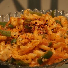 A picture of Cheesy Mixed Veg Pasta.