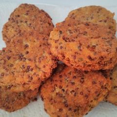 A picture of Red Lentil Veggie Burger Patties - Healthy, Vegan and Delicious!.