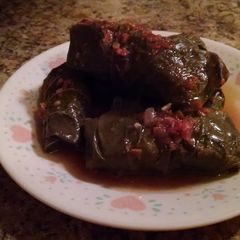 A picture of Stuffed Grape Leaves.