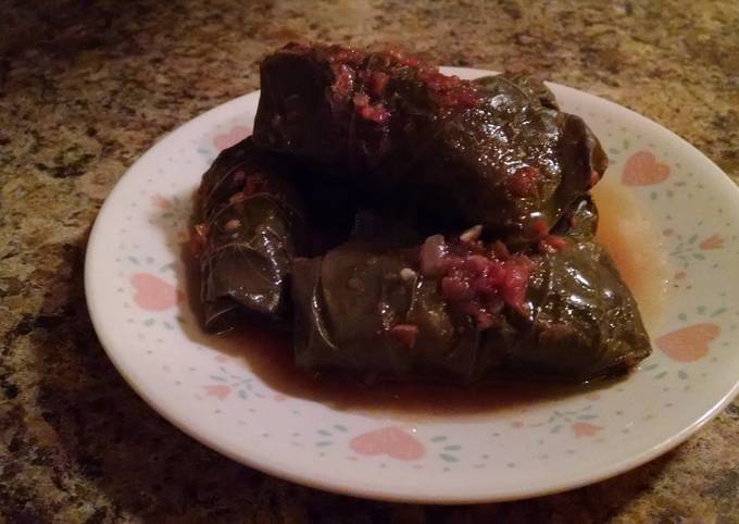 Recipe of Homemade Stuffed Grape Leaves