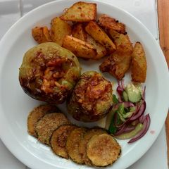 A picture of Vegetarian Oven grilled Pepper.