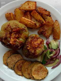 A picture of Vegetarian Oven grilled Pepper.