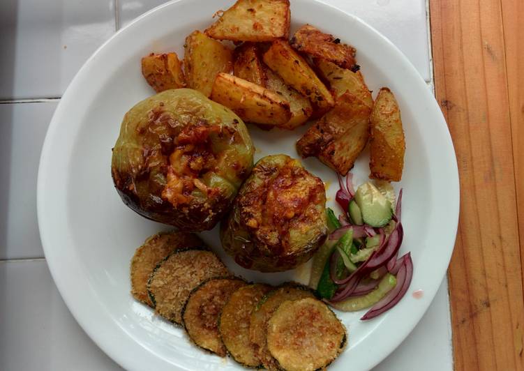 Vegetarian Oven grilled Pepper Vegetarian Oven grilled Pepper