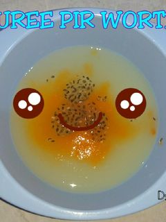 Foto resep Mpasi 6m, puree pir wortel