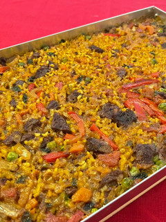 Una foto de Arroz a la llauna
