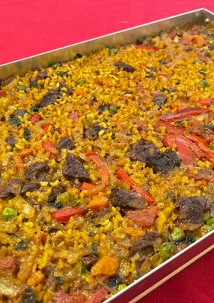 Una foto de Arroz a la llauna