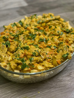 صورة لوصفة صينية رز بالدجاج والبطاطس