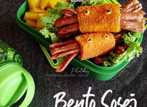 Gambar Bento Sosej Jejari Ketam