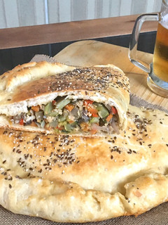 Una foto de CALZONE VEGETARIANO sin levadura 🌱