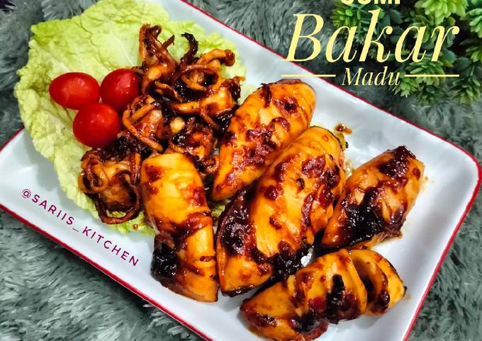 Resep Cumi Bakar Madu Oleh Saris Kitchen Cookpad