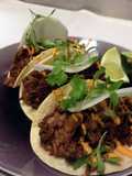 Asian beef tacos