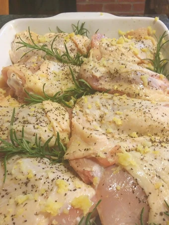 Easy Way Make Recipe Zesty Lemon and Rosemary Chicken that is Really Delicious, Delicious}