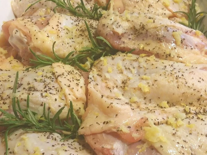 Easy Way Make Recipe Zesty Lemon and Rosemary Chicken that is Really Delicious, Delicious}