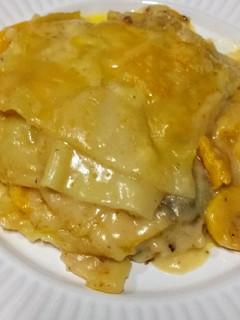Foto de Lasanha de banana da terra com gorgonzola