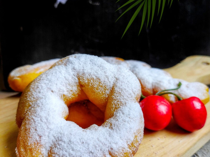 Resep Donat Kabocha Kepang Anti Gagal