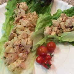 A picture of Potatoe Chicken Salad.