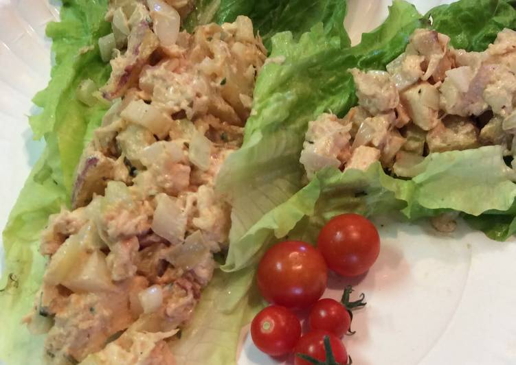 Easiest Way to Make Super Quick Homemade Potatoe Chicken Salad