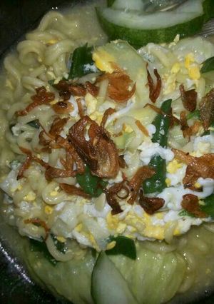 Foto resep Mie kuah kaldu udang
