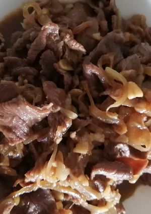 Foto resep Beef teriyaki simple