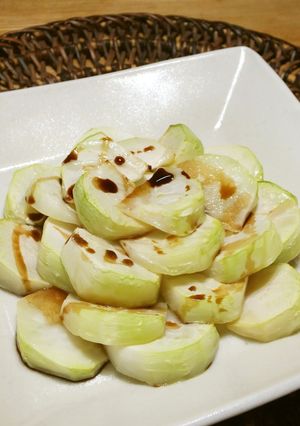 A picture of Roasted Kohlrabi.