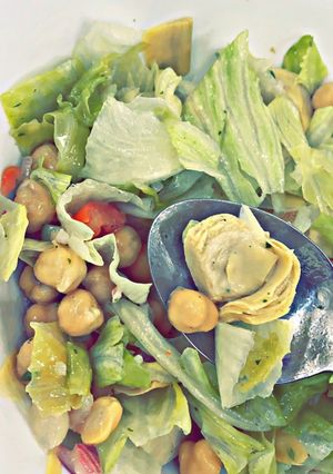 صورة لوصفة سلطه الخرشوف 😋